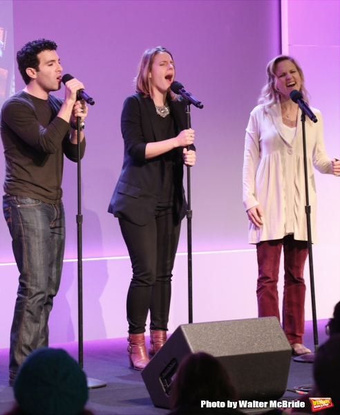 Photo Coverage: BEAUTIFUL's Jessie Mueller, Jarrod Spector & Anika Larsen Perform at Apple Store Soho Photo Coverage: BEAUTIFUL's Jessie Mueller, Jarrod Spector & Anika Larsen Perform at Apple Store Soho Image