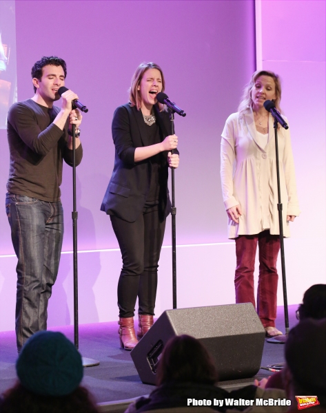 Photo Coverage: BEAUTIFUL's Jessie Mueller, Jarrod Spector & Anika Larsen Perform at Apple Store Soho Photo Coverage: BEAUTIFUL's Jessie Mueller, Jarrod Spector & Anika Larsen Perform at Apple Store Soho Image
