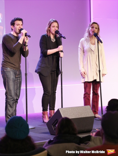 Photo Coverage: BEAUTIFUL's Jessie Mueller, Jarrod Spector & Anika Larsen Perform at Apple Store Soho Photo Coverage: BEAUTIFUL's Jessie Mueller, Jarrod Spector & Anika Larsen Perform at Apple Store Soho Image