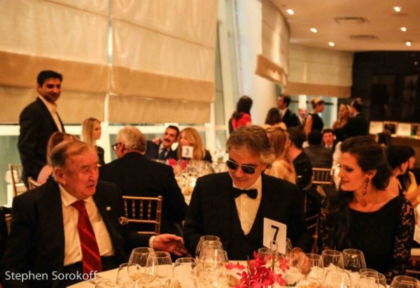 Photo Coverage: Andrea Bocelli Honors Sirio Maccioni at Le Cirque Image