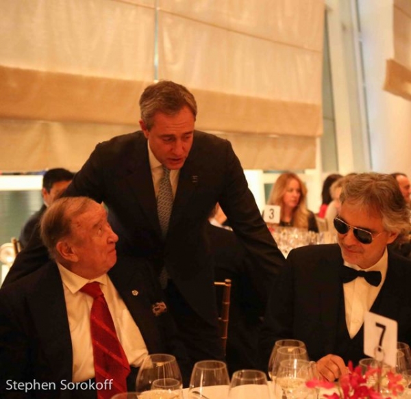Photo Coverage: Andrea Bocelli Honors Sirio Maccioni at Le Cirque Image