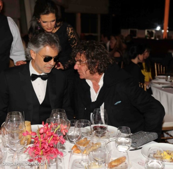 Andrea Bocelli & Chef Fulvio Pierangelini Photo