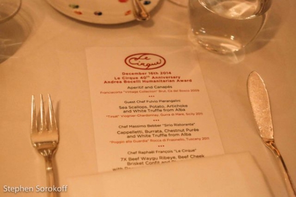 Photo Coverage: Andrea Bocelli Honors Sirio Maccioni at Le Cirque Image