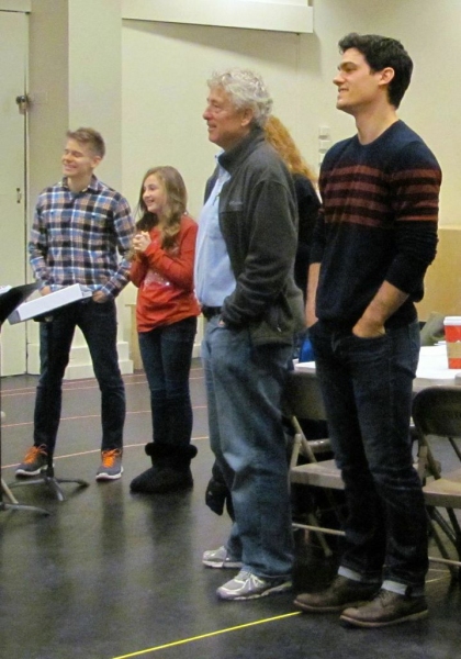 Photo Flash: In Rehearsal for World Premiere of TUCK EVERLASTING with Andrew Keenan-Bolger, Casey Nicholaw & More! Image