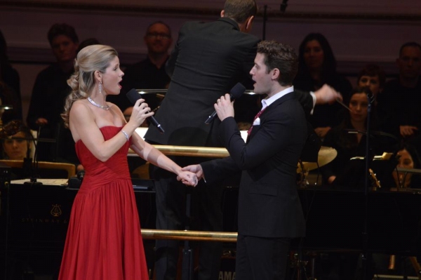 Photo Flash: Kelli O'Hara and Matthew Morrison Perform Holiday Concert with NY Pops Image