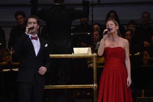Photo Flash: Kelli O'Hara and Matthew Morrison Perform Holiday Concert with NY Pops Image