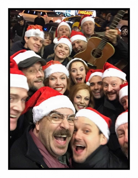 Photo Flash: JERSEY BOYS and THE LAST SHIP Casts Sing Christmas Carols on Saturday Night Shout for New York Cares Image