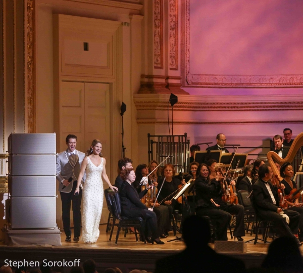 Photo Coverage: More Pics! Kelli O'Hara & Matthew Morrison and The New York Pops Holiday Concert Image
