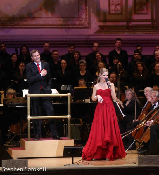 Photo Coverage: More Pics! Kelli O'Hara & Matthew Morrison and The New York Pops Holiday Concert Image