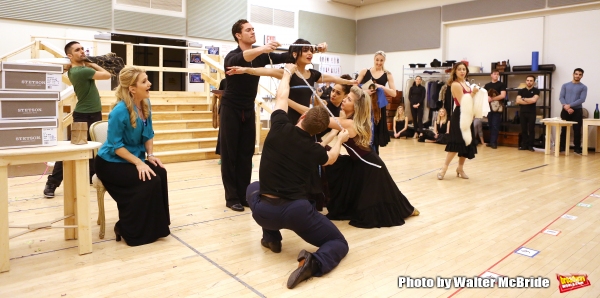 Photo Coverage: In the Rehearsal Room with Vanessa Hudgens and the Company of GIGI- Performance Preview! Image