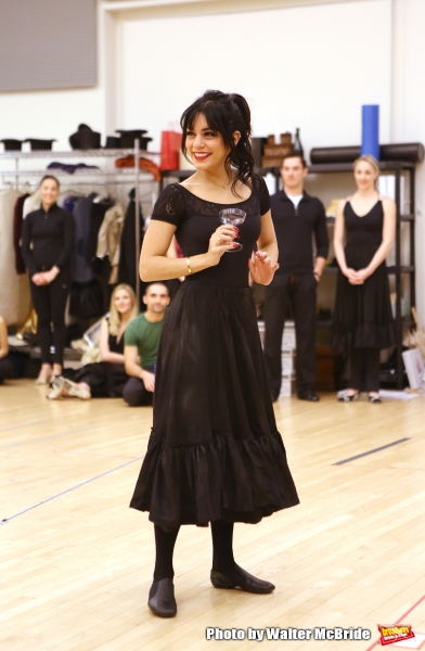 Photo Coverage: In the Rehearsal Room with Vanessa Hudgens and the Company of GIGI- Performance Preview! Image
