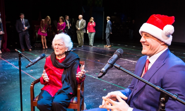 Photo Flash: JJ Watt and Barbara Bush Read 'TWAS THE NIGHT BEFORE CHRISTMAS at Radio City Christmas Spectacular Image