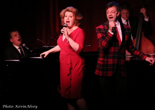 Photo Flash: First Look at Klea Blackhurst & Jim Caruso in 'A Swinging Birdland Christmas' Image