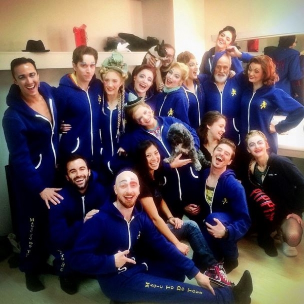 Photo Flash: Saturday Intermission Pics - December 27 - The Casts of BILLY ELLIOT, AMERICAN IN PARIS, and More!  Image