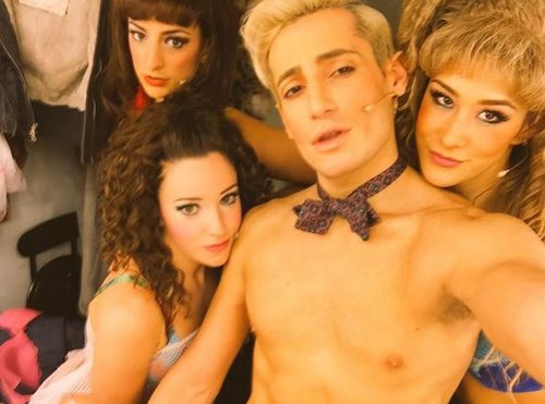 Photo Flash: Saturday Intermission Pics - Dec. 27, Part 2- ON THE TOWN Girls Show Off Handstands, and More! Image