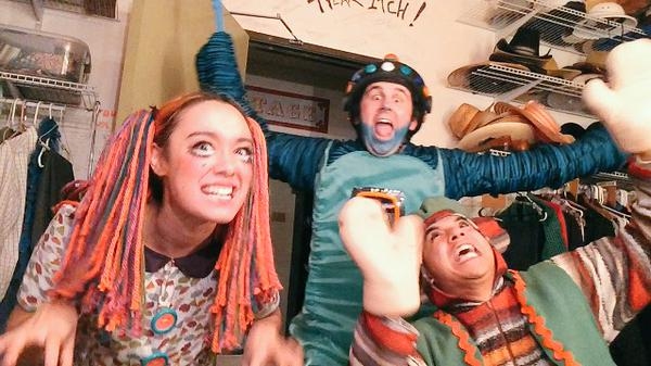 Photo Flash: Saturday Intermission Pics - Dec. 27, Part 2- ON THE TOWN Girls Show Off Handstands, and More! Image
