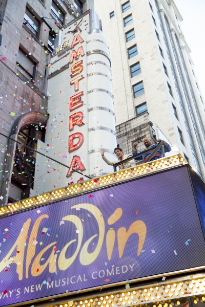 Photo Flash: Happy New Year! ALADDIN Cast Preps for 2015 in Times Square Image