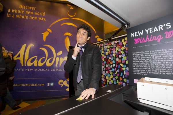 Photo Flash: Happy New Year! ALADDIN Cast Preps for 2015 in Times Square Image