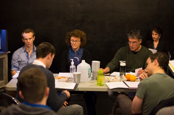 Photo Flash: In Rehearsal with Robert Cuccioli and More for Off-Broadway's SNOW ORCHID Image