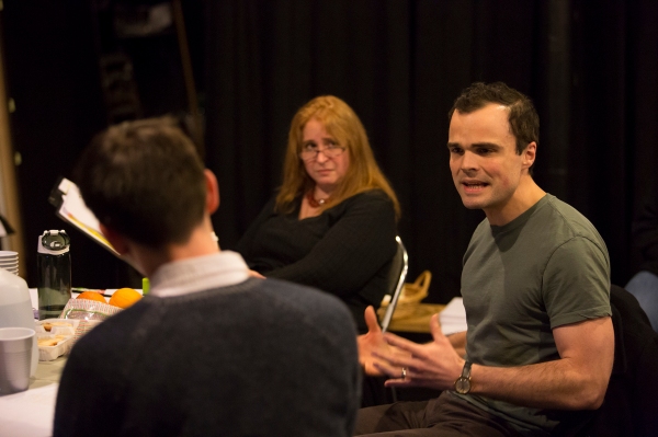 Photo Flash: In Rehearsal with Robert Cuccioli and More for Off-Broadway's SNOW ORCHID Image