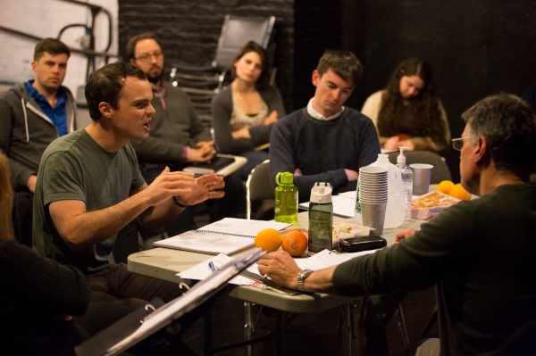 Photo Flash: In Rehearsal with Robert Cuccioli and More for Off-Broadway's SNOW ORCHID Image
