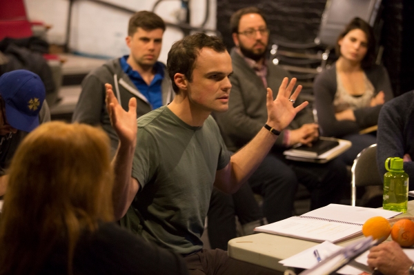 Photo Flash: In Rehearsal with Robert Cuccioli and More for Off-Broadway's SNOW ORCHID Image
