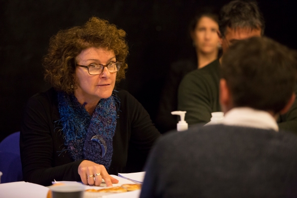 Photo Flash: In Rehearsal with Robert Cuccioli and More for Off-Broadway's SNOW ORCHID Image