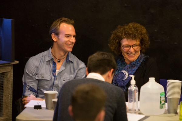 Photo Flash: In Rehearsal with Robert Cuccioli and More for Off-Broadway's SNOW ORCHID Image