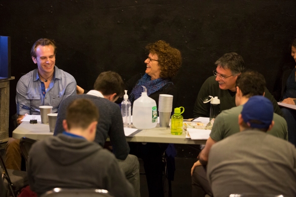 Photo Flash: In Rehearsal with Robert Cuccioli and More for Off-Broadway's SNOW ORCHID Image