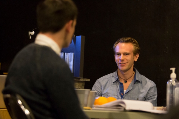 Photo Flash: In Rehearsal with Robert Cuccioli and More for Off-Broadway's SNOW ORCHID Image