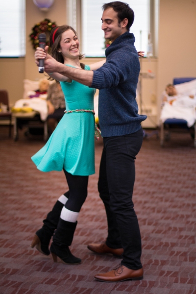 Photo Flash: CINDERELLA Cast Brings Holiday Cheer With Sing For Your Seniors Image