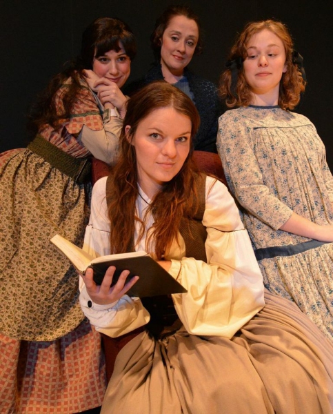 Kelly Mengelkoch as Meg, Courtney Lucien as Amy, Caitlin McWethy as Beth and Maggie L Photo