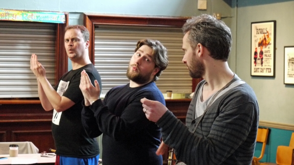 Photo Flash: In Rehearsal with the UK Touring Cast of THREE MEN IN A BOAT Image