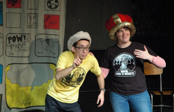 Photo Flash: Sneak Peek at Barrel of Monkeys' THAT'S WEIRD, GRANDMA: HOT COCOA TIME Image