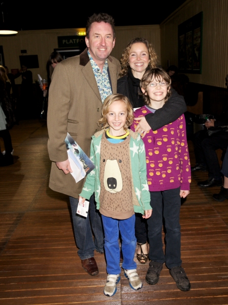 Lee Mack , Arlo McKillip, Tara and Louie McKillip  Photo