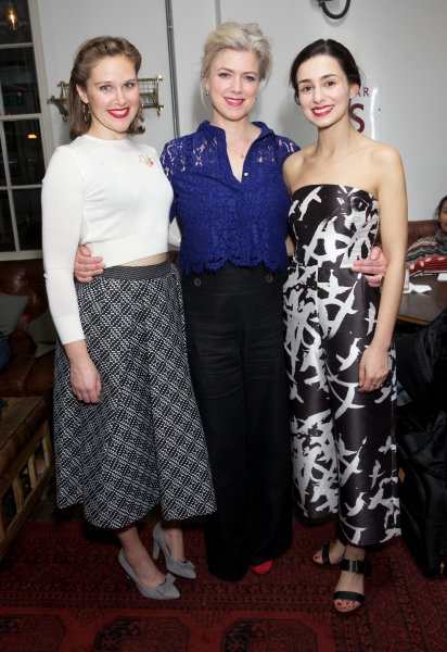 Louise Calf, Caroline Harker and Serena Manteghi Photo