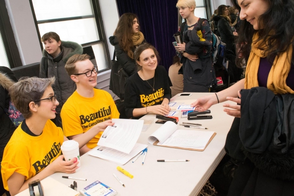 Photo Flash: Inside Today's Open Casting Call for Broadway's BEAUTIFUL!  Image