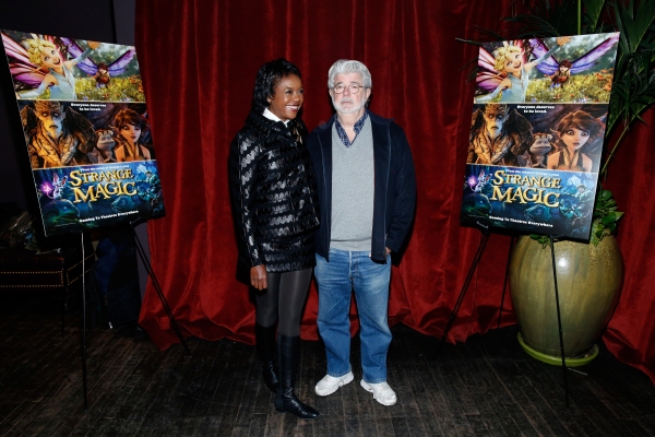 Photo Flash: Kristin Chenoweth, Alan Cumming, George Lucas, and More Attend STRANGE MAGIC Screening Image