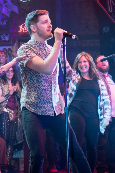 Photo Coverage: Rockers Unite! ROCK OF AGES Casts of Past and Present Return for Final Broadway Bows!  Image