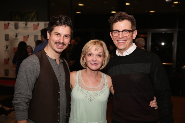 Cast member Stephen Weston, Executive Producer Cathy Rigby and actor Jeff Skowron Photo