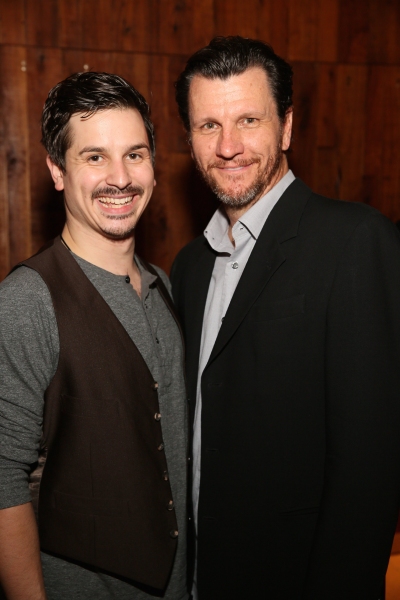 Cast members Stephen Weston and David Atkinson Photo