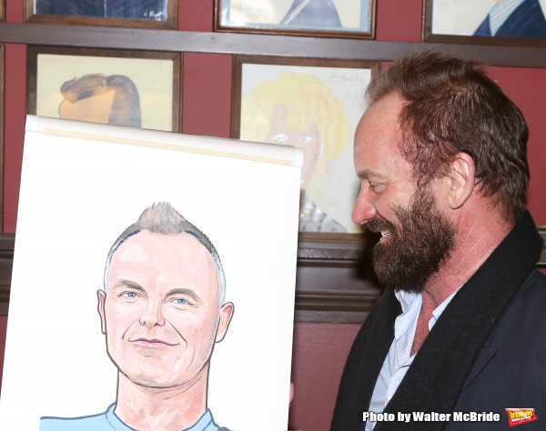 Photo Coverage: THE LAST SHIP Cast Celebrates Sting's Caricature Unveiling at Sardi's!  Image