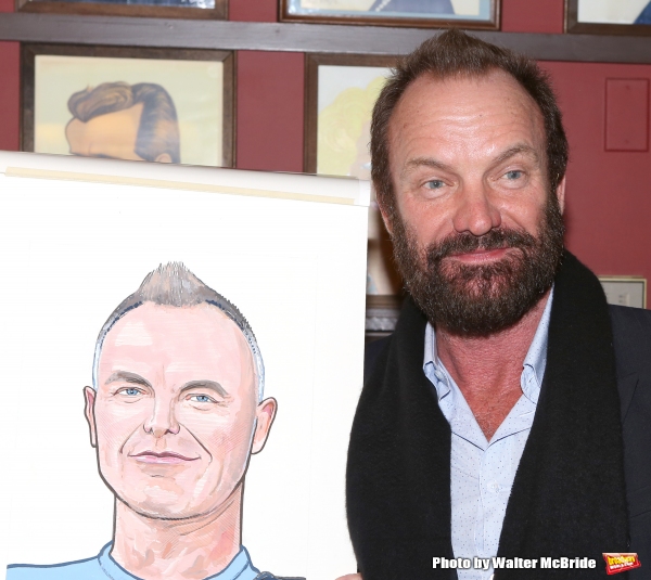 Photo Coverage: THE LAST SHIP Cast Celebrates Sting's Caricature Unveiling at Sardi's!  Image