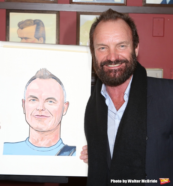 Photo Coverage: THE LAST SHIP Cast Celebrates Sting's Caricature Unveiling at Sardi's!  Image