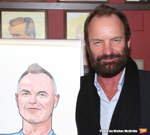 Photo Coverage: THE LAST SHIP Cast Celebrates Sting's Caricature Unveiling at Sardi's!  Image