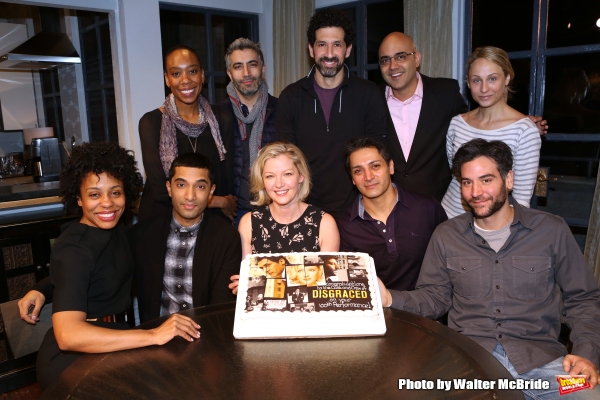 (1st row) Francesca Choy-Kee, Piter Marek, Benim Foster, playwright Ayad Akhtar and K Photo