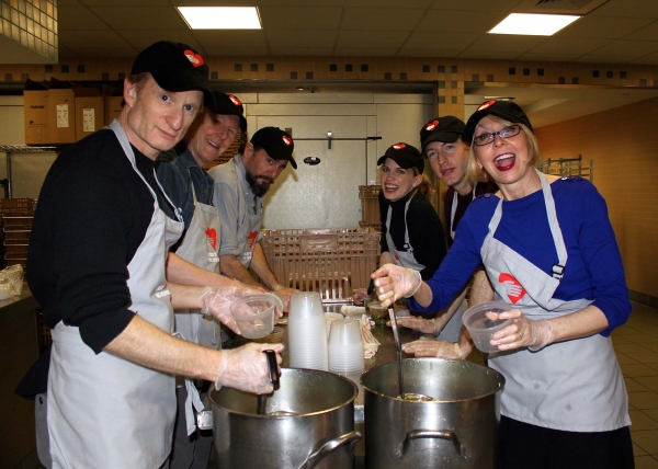 Photo Flash: YOU CAN'T TAKE IT WITH YOU Cast Lends a Helping Hand at God's Love We Deliver Image