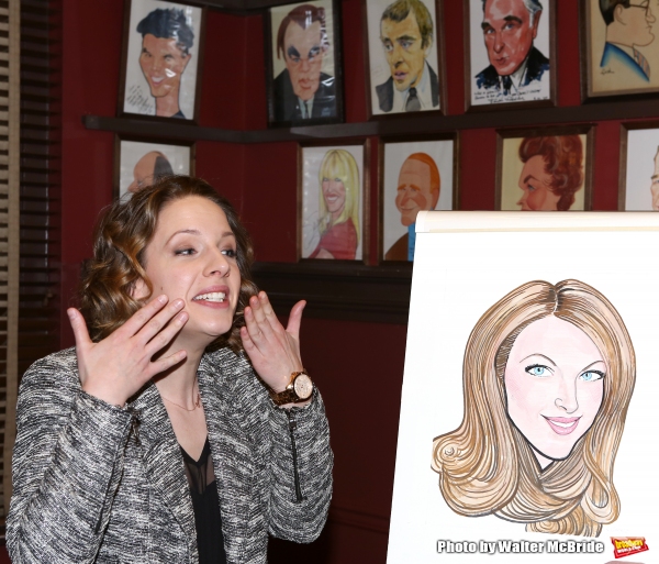 Photo Coverage: BEAUTIFUL's Jessie Mueller Celebrates Caricature Unveiling at Sardi's Image