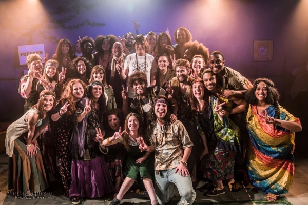 Photo Flash: James Rado and Original HAIR Cast Visit the Secret Theatre Image