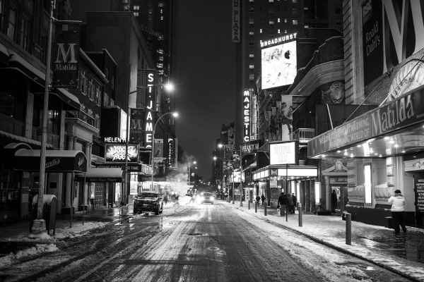 Photo Coverage: Broadway Shuts Down in Preparation for Winter Storm Juno! 